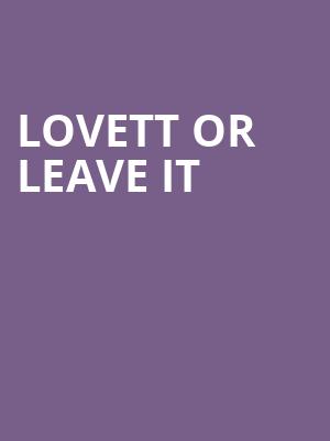 Lovett or Leave It, The Orange Peel, Asheville